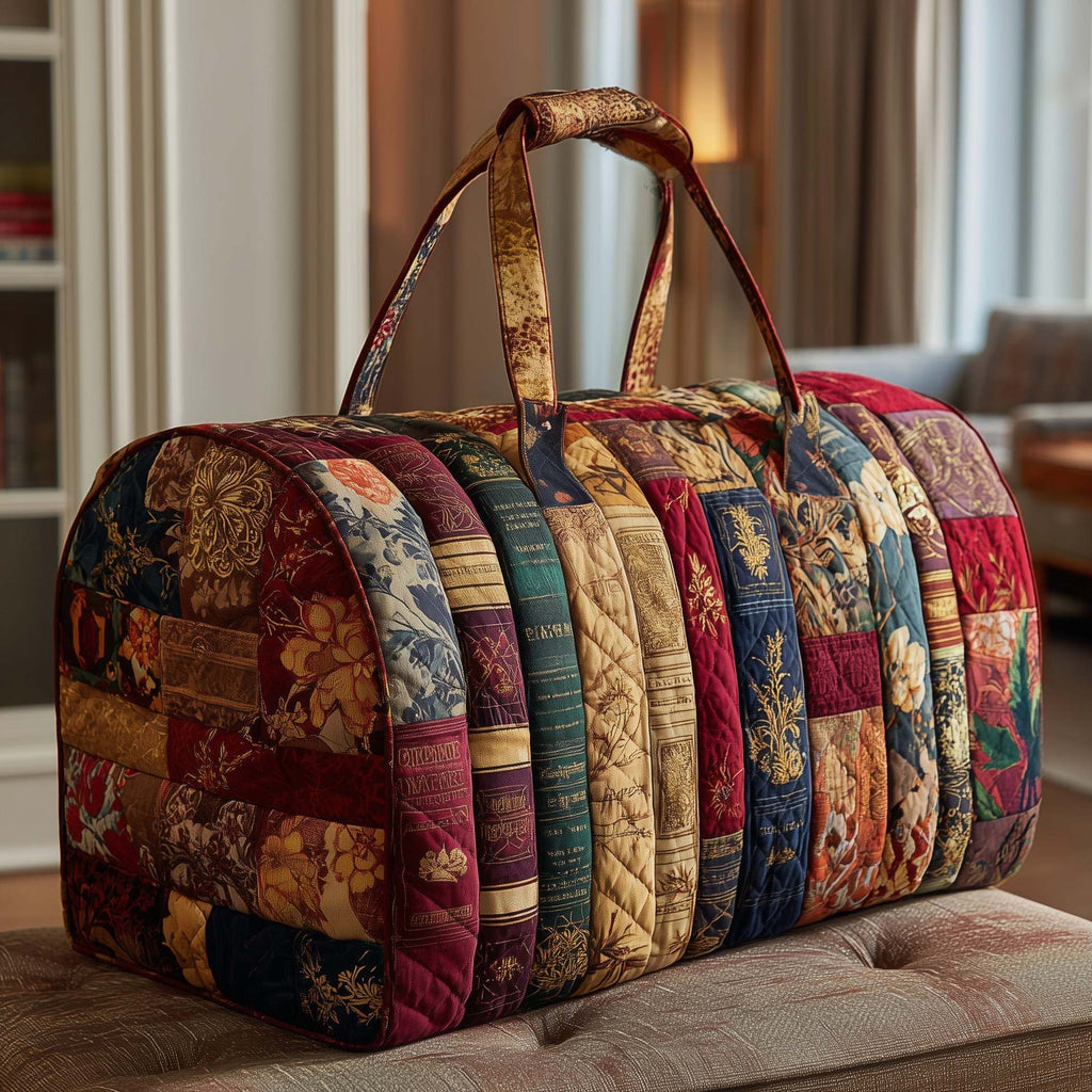 Bookwind Series Short-Distance Handheld Quilted Embroidery Travel Bag Multi-Functional