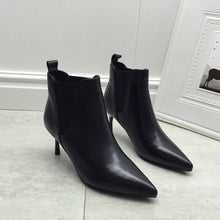 Load image into Gallery viewer, Women's Stiletto High Boots | Soft Microfiber Pointed-Toe Lined Boots