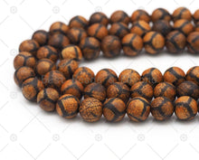 Load image into Gallery viewer, Brown Football Agate Beads, SKU#U1195