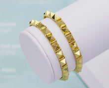 Load image into Gallery viewer, CZ Pyramid Buckle Bracelet, Sku#B197