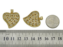 Load image into Gallery viewer, CZ Hollow Out Multiple Hearts Charm, Sku#LD281