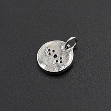 Load image into Gallery viewer, CZ Micro Pave Round Evil Eye on Disc Pendant/Charm, Z463
