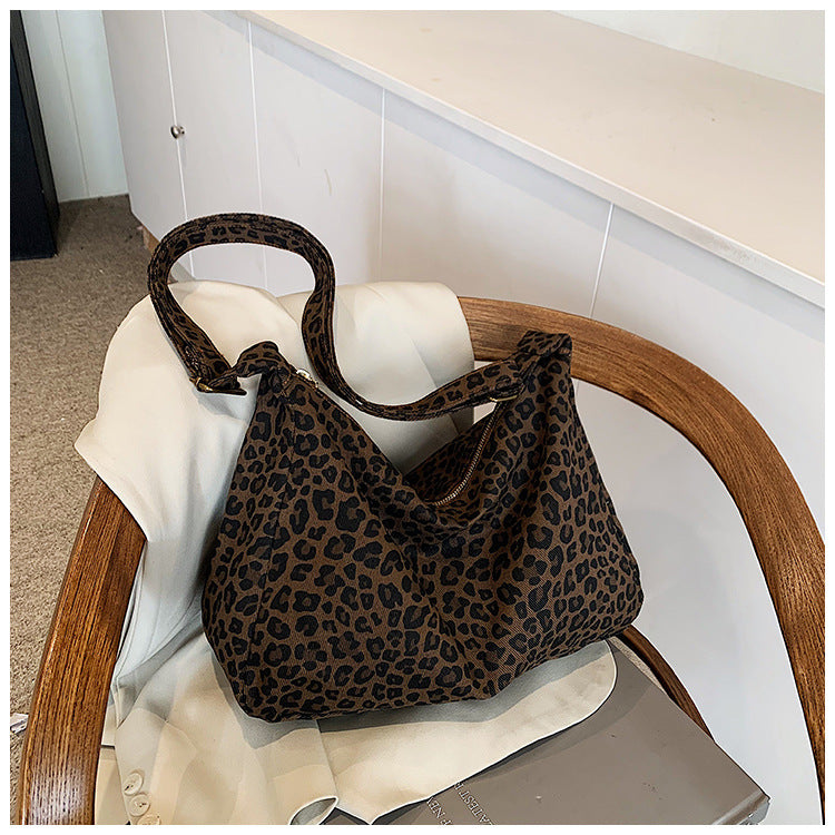 Leopard Print Crossbody Bag