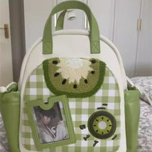 Load image into Gallery viewer, Kiwi Fruit Minimalist Backpack for Girls - Cute Dainty Sweet Design Women's Backpack