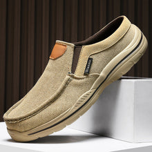 Load image into Gallery viewer, Men's Plus-Size Casual Canvas Slip-On Mules - Breathable Lightweight Outdoor Shoes