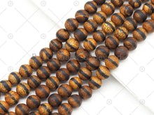 Load image into Gallery viewer, Brown Agate with One Line Beads, SKU#U1197