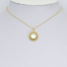 Load image into Gallery viewer, White Opal Filigree Flower Charm Pendant, Sku#LX796