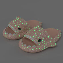 Load image into Gallery viewer, Shark Slippers Glow House Slippers