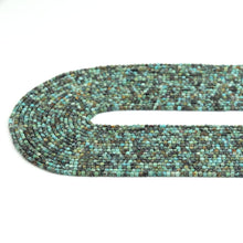 Load image into Gallery viewer, 2.5mm Faceted Cube African Turquoise Beads, Sku#U1927