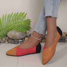Load image into Gallery viewer, Women's Pointed-Toe Slip-On Flat Shoes | Breathable Fabric Everyday Flats