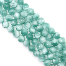 Load image into Gallery viewer, Genuine Angelite, 6mm/8mm/10mm/12mm Round Smooth, Sku#U1623