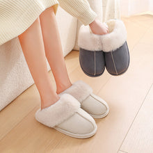 Load image into Gallery viewer, Plush Fur Slippers - Warm Non-Slip Indoor House Shoes