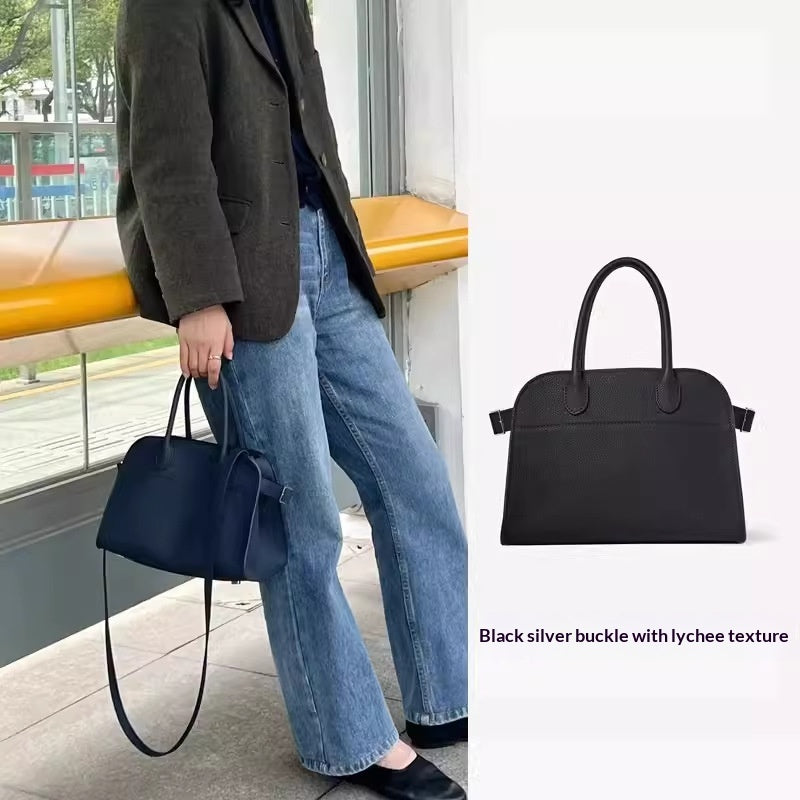 Women's Textured Suede Commuter Tote Bag - Premium PU Leather Handbag with Multiple Compartments