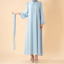 Load image into Gallery viewer, Candy Color Pleated Abaya | Must-have Essential Basic Dress (MA142)