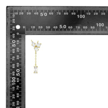 Load image into Gallery viewer, CZ Oval Square Round Rectangle Connector Charm Pendant, Sku#LK1091