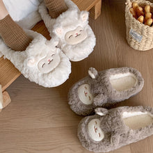 Load image into Gallery viewer, Fuzzy Indoor Slippers for Couples – Non-Slip TPR Sole, Faux Fur Lining, Coral Fleece Upper | Unisex House Shoes