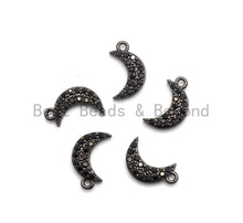 Load image into Gallery viewer, Micro Pave Crescent Moon Charm SKU#B98