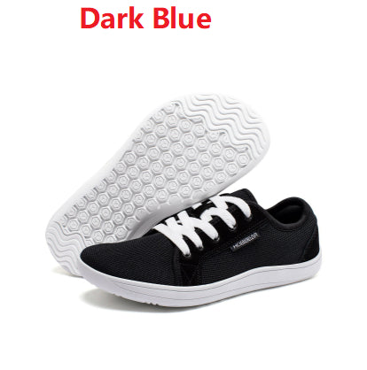 Men's Barefoot Casual Sneakers - Lightweight Mesh Athletic Shoes