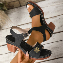 Load image into Gallery viewer, One-Strap Buckle High-Heel Sandals -