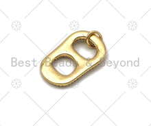 Load image into Gallery viewer, Colorful Micro Pave CZ Soda Pop Tab Shape Pendant,18K Gold Filled CZ Charm,Necklace Bracelet Charm Pendant,16x25mm,Sku#F1412