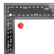 Load image into Gallery viewer, Red Enamel  Litchi Charm Pendant,Sku#LK1230