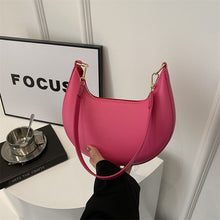 Load image into Gallery viewer, Niche Crescent New Simple All-Match Textured Shoulder Bag For Women