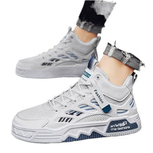 Load image into Gallery viewer, Women's Breathable Mesh High-Top Chunky Sole Sneakers - Korean Fashion Casual Shoes