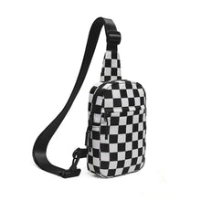 Load image into Gallery viewer, Waterproof Plaid Crossbody Bag - Lightweight Travel Sling Bag for Women &amp; Men