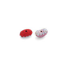 Load image into Gallery viewer, Pink Red White rhinestone Heart Charm Pendant,Sku#LD744