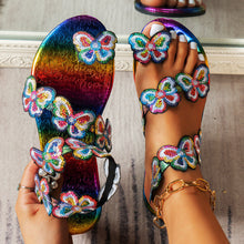 Load image into Gallery viewer, Butterfly Flat Sandals