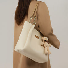 Load image into Gallery viewer, Women's Large Capacity Genuine Leather Tote Bag – Structured Shoulder Bag