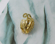 Load image into Gallery viewer, CZ Pave Evil Eye Ring,Sku#B152