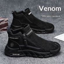 Load image into Gallery viewer, Men's Slip-Resistant Work Shoes - Versatile Zipper Workwear Footwear with Non-Slip Rubber Sole