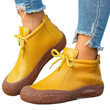 Load image into Gallery viewer, Women's Retro Lace-Up Soft Leather Casual Shoes - Plus Size Available