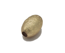 Load image into Gallery viewer, Matte Golden Silver Oval Shape Spacer Beads, Sku#B219