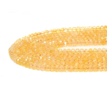 Load image into Gallery viewer, Genuine Citrine Rondelle Faceted Beads, 4x6mm, Sku#U1510