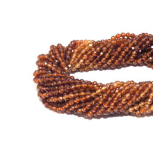 Load image into Gallery viewer, 4mm Genuine Brown Garnet Round Faceted Beads, Sku#U1508
