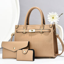 Load image into Gallery viewer, Women's Large-Capacity PU Leather Tote Bag &amp; Handbag | Urban Minimalist Shoulder Bag