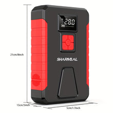 Load image into Gallery viewer, Portable Car Jump Starter with Air Compressor