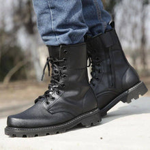 Load image into Gallery viewer, Military Steel-Toe Tactical Combat Boots | Work &amp; Safety Shoes