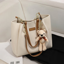 Load image into Gallery viewer, Women's Large Capacity Genuine Leather Tote Bag – Structured Shoulder Bag
