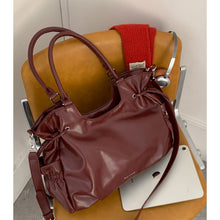 Load image into Gallery viewer, Vintage Biker Underarm Bag for Women - High Capacity PU Leather Crossbody