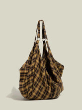 Load image into Gallery viewer, Womens Plaid Multi-Wear Large-Capacity ShoulderCrossbody Bag