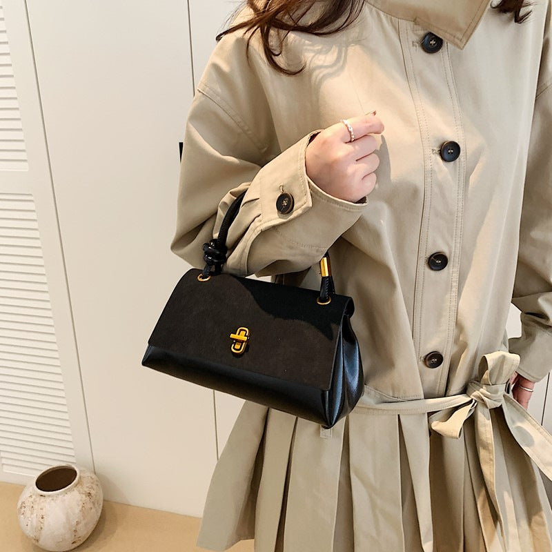 Vintage PU Leather Tote Bag