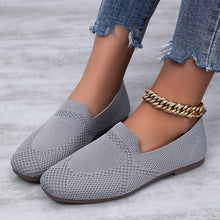 Load image into Gallery viewer, Women's Flyknit Casual Flat Sneakers | Lightweight Breathable Knit Slip-On Shoes