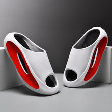 Load image into Gallery viewer, Peep Toe EVA Slippers – Unisex Hollow Sports Beach Slides