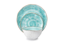 Load image into Gallery viewer, Cabana Turquoise Dinnerware - 20 Piece Set