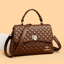 Load image into Gallery viewer, Diamond-Quilted PU Leather Crossbody Shoulder Bag – Streetwear Everyday Handbag for Women