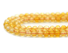 Load image into Gallery viewer, Geuine Citrine Round Faceted Beads, Sku#U1423