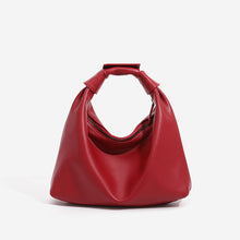 Load image into Gallery viewer, Women's Soft PU Leather Tote Shoulder Bag – Dumpling Style Handbag with Multiple Pockets